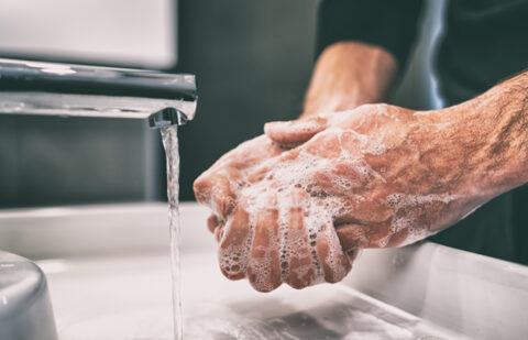 Hände waschen in der Zeit der Corona-Pandemie