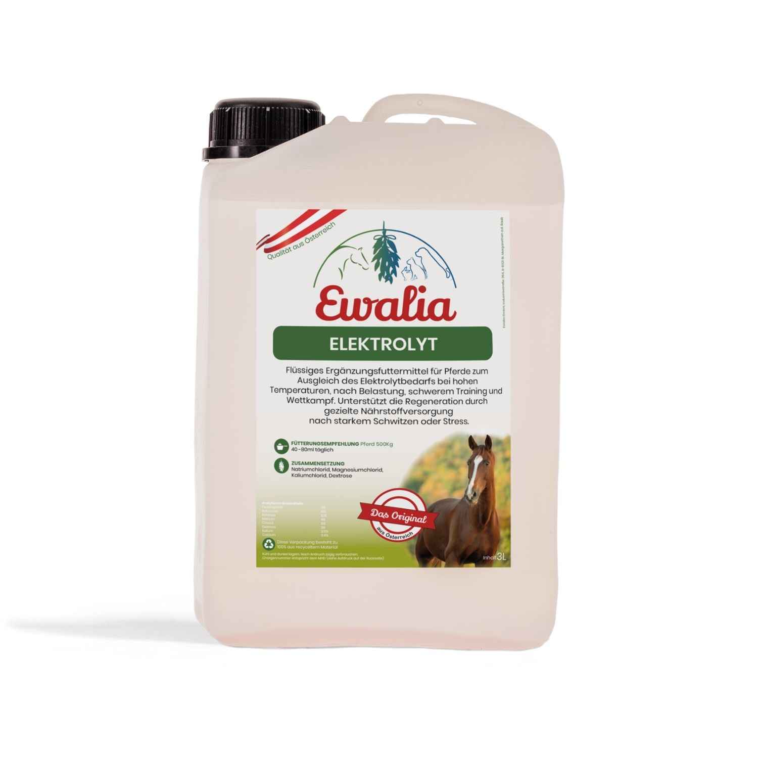 Ewalia Elektrolyt Kanister für Pferde 3000 ml