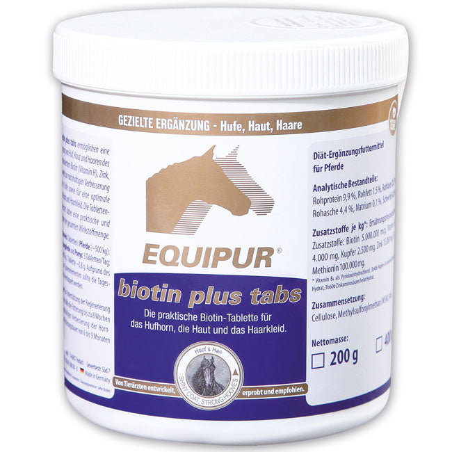 EQUIPUR  biotin plus tabs 400g Tabletten