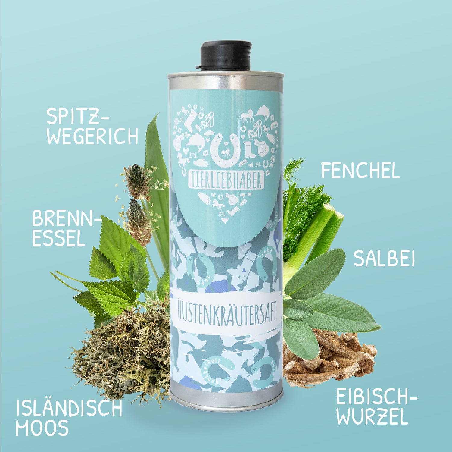 Tierliebhaber Hustenkräutersaft für Pferde 1000 ml