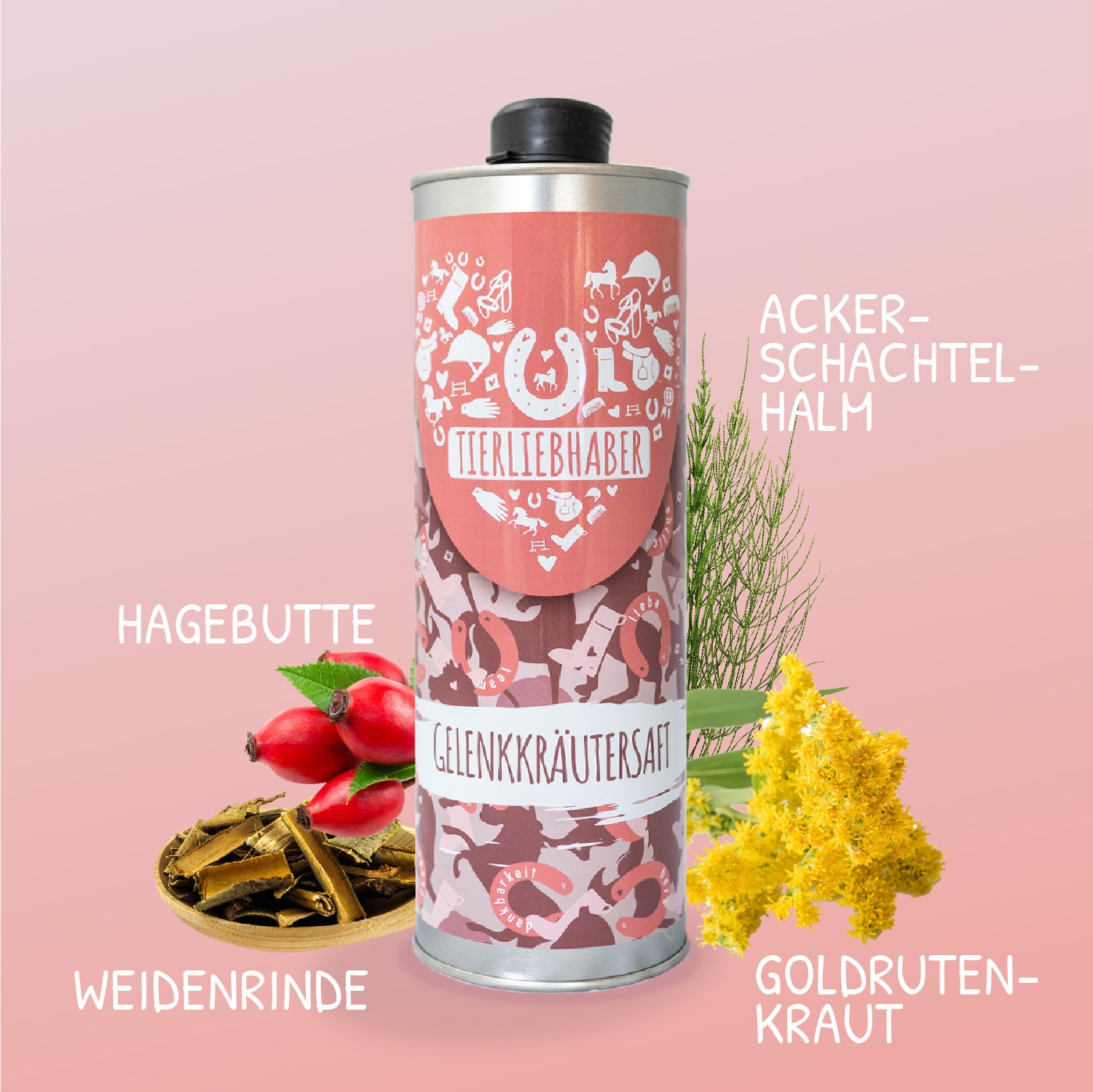 Tierliebhaber Gelenkkräutersaft  für Pferde 1000 ml