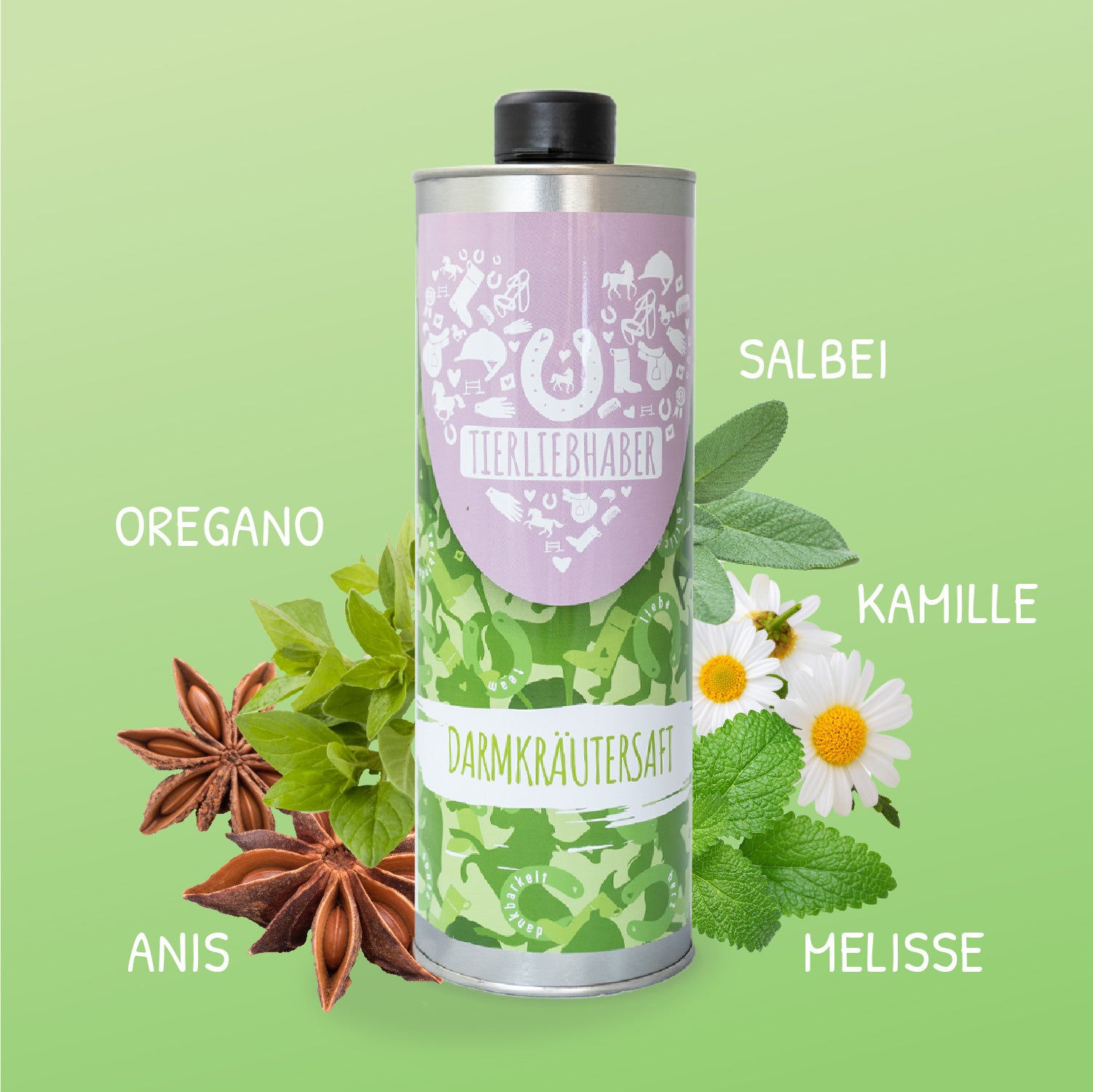 Tierliebhaber Darmkräutersaft für Pferde 1000 ml