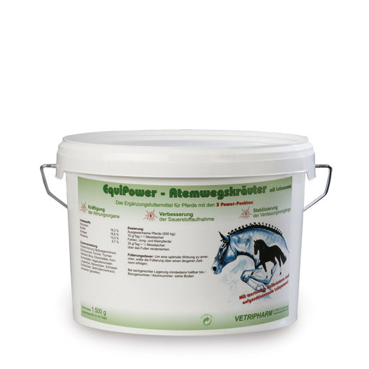EquiPower Atemwegskräuter 1500g MHD 01.12.2026