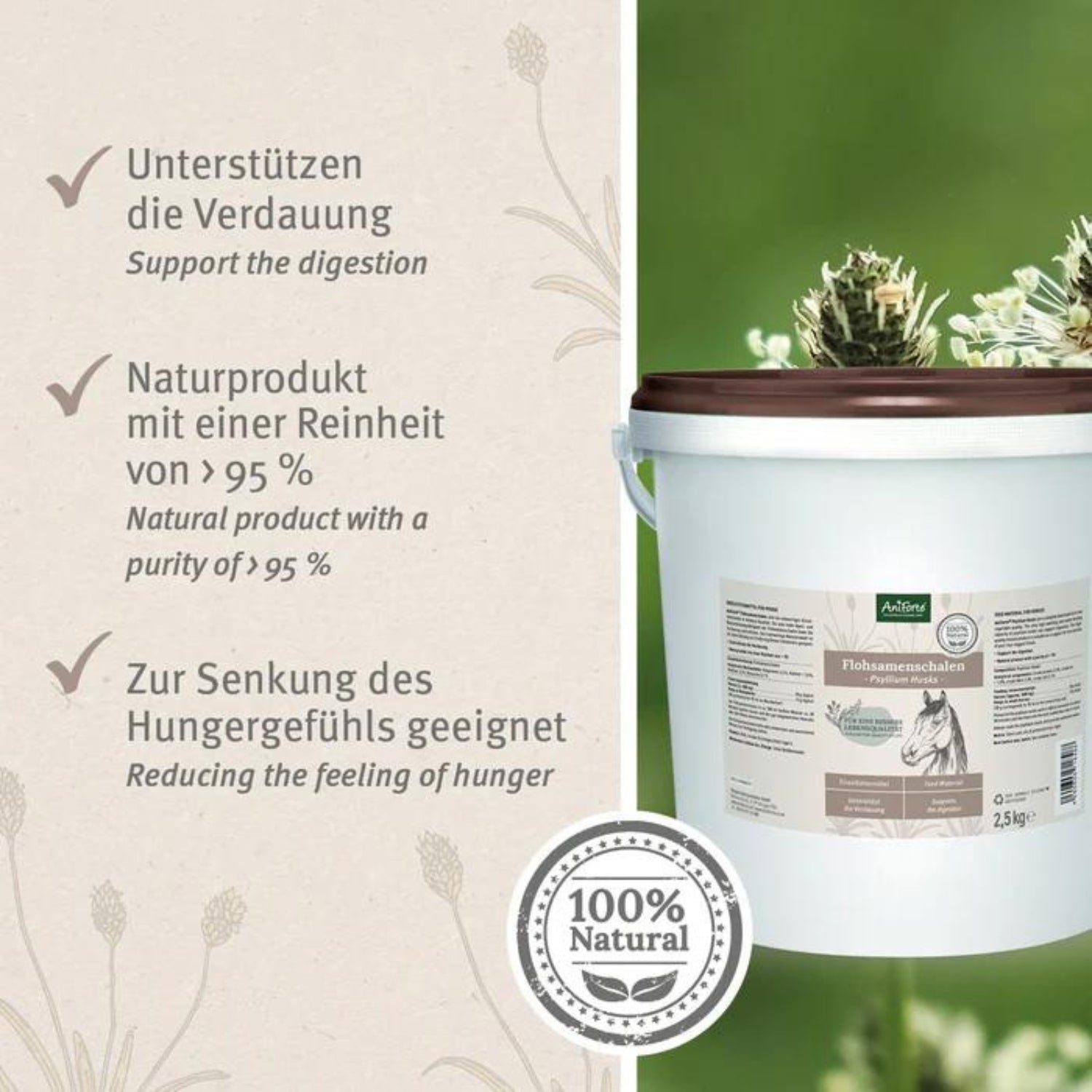 AniForte  Flohsamenschalen 2,5kg