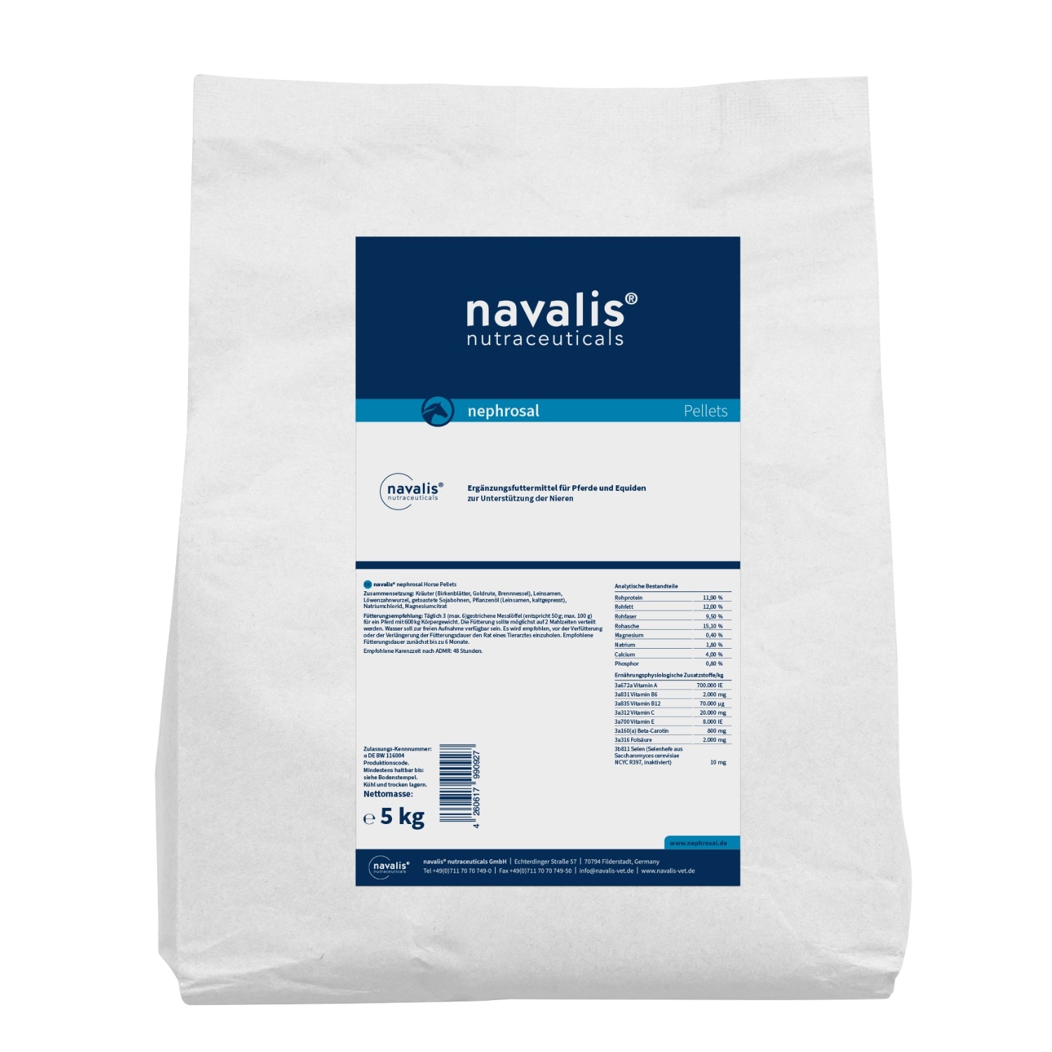 navalis nephrosal Horse Pellets 5kg