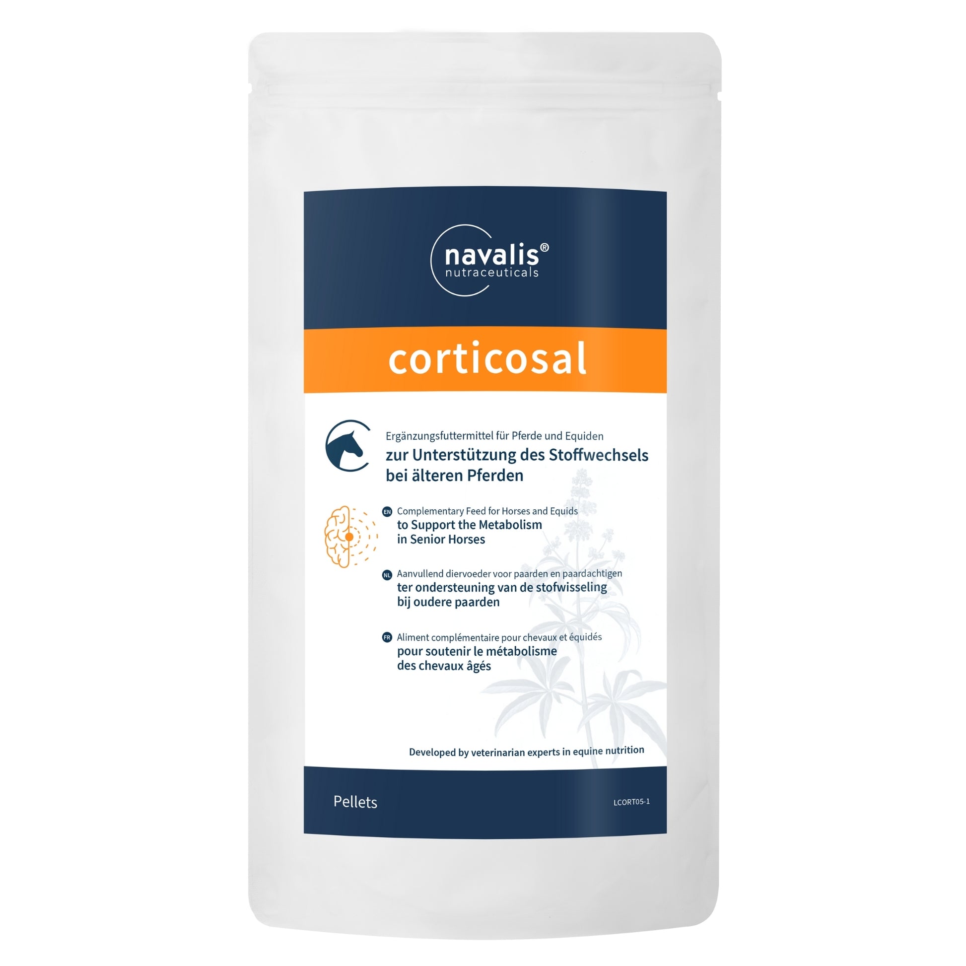 navalis corticosal Horse Pellets 1kg Nachfüllpack