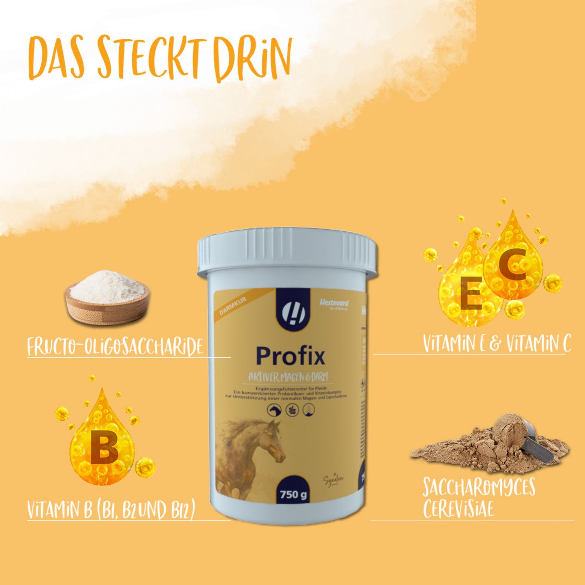 Hestevard Profix für Pferde 750g