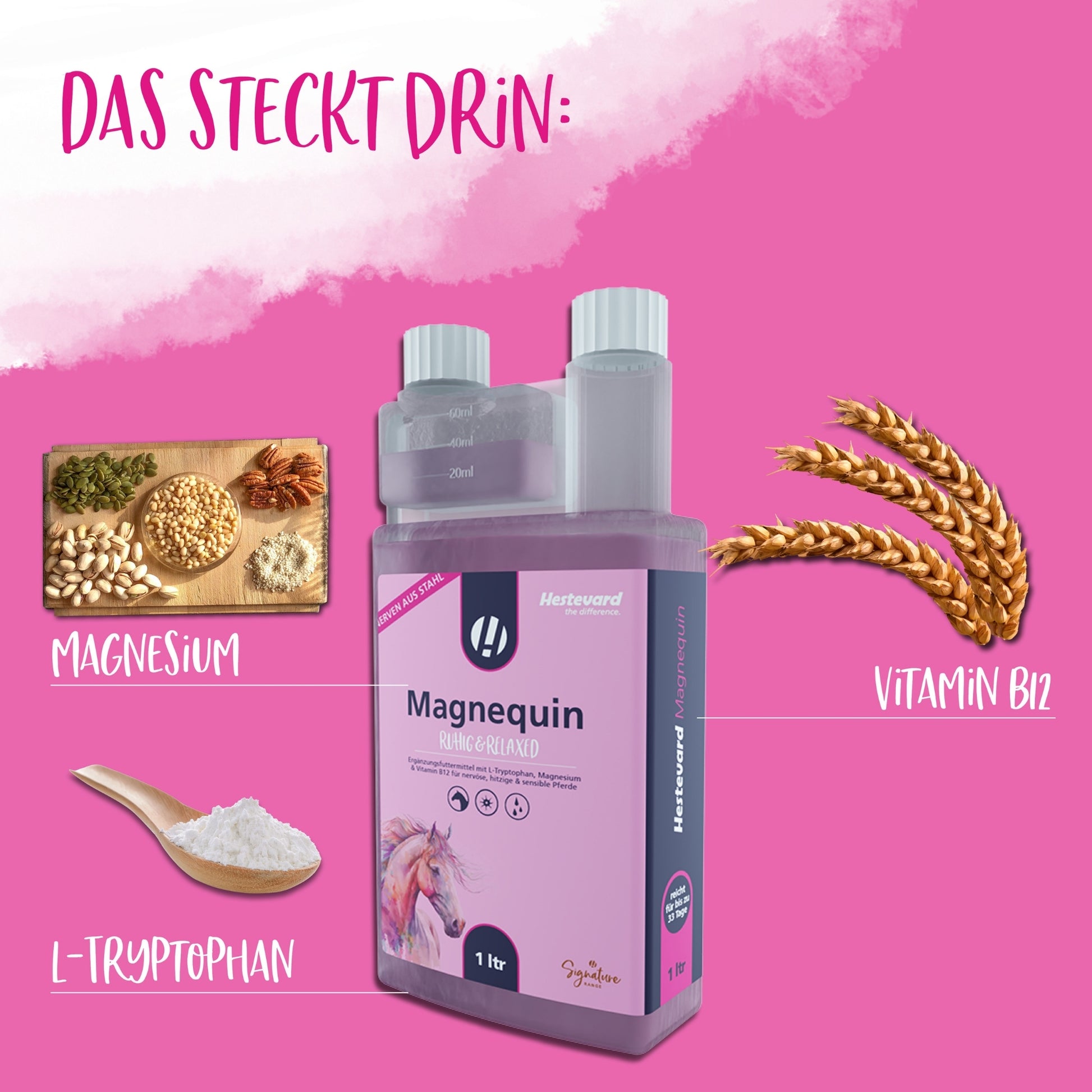 Hestevard Magnequin für Pferde 1000ml