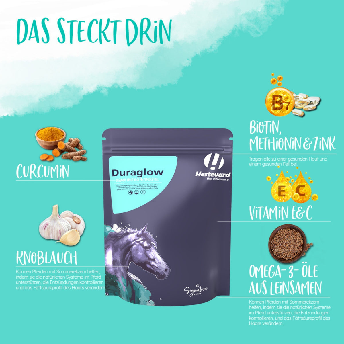 Hestevard Duraglow für Pferde 1.5kg