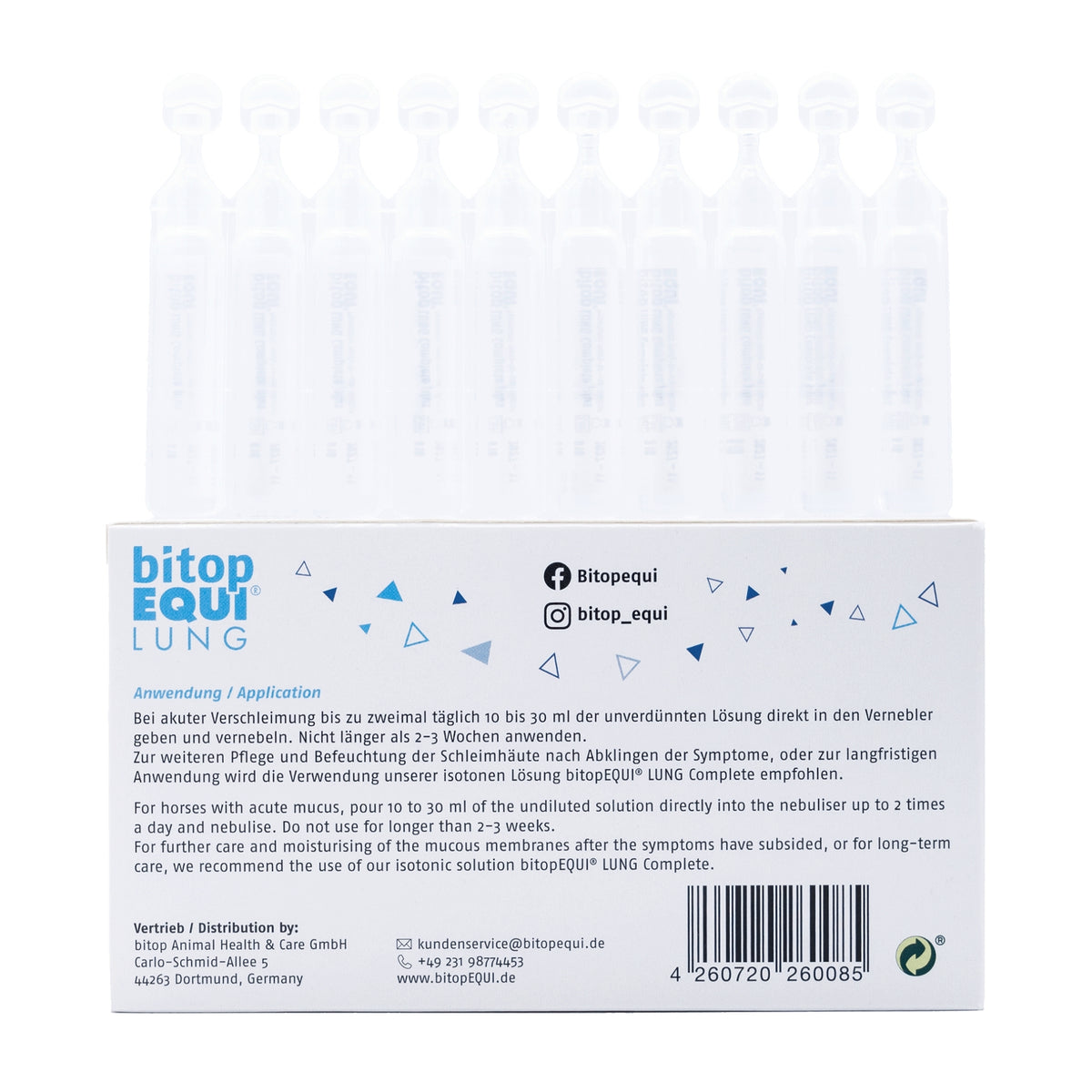 bitopEQUI® LUNG Complete plus für Pferde 30x5ml