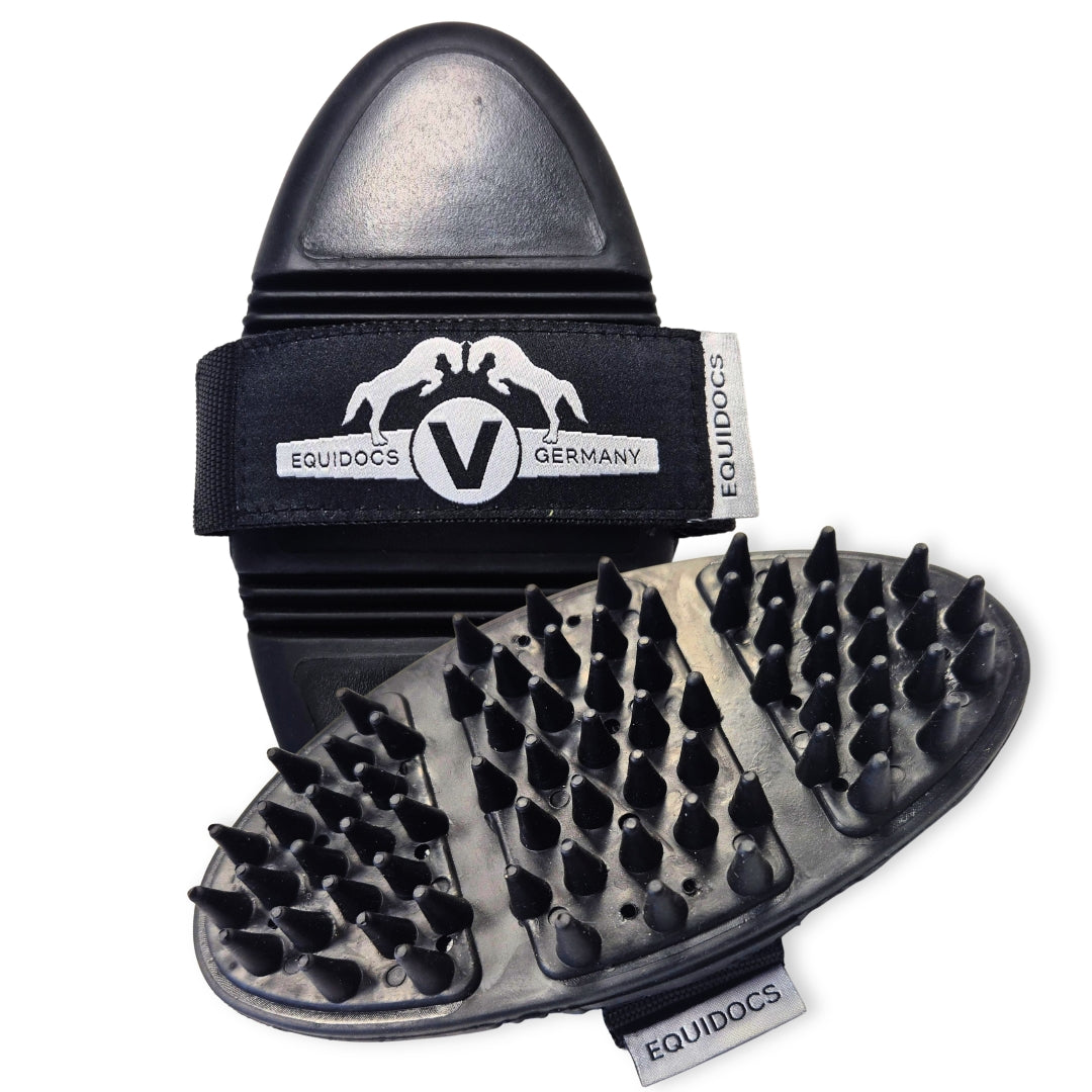 Equidocs Massagestriegel NoirFlex ActiveFlow für Pferde