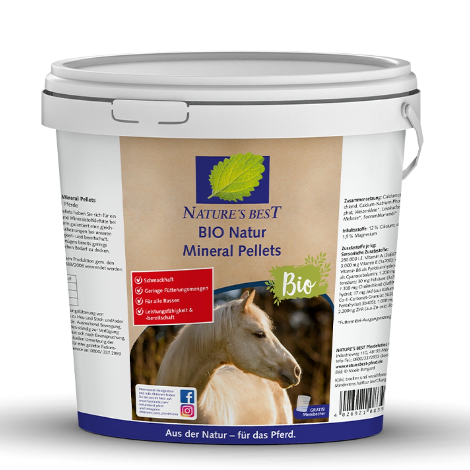 Nature´s Best BIO Natur Mineral Pellets 10kg