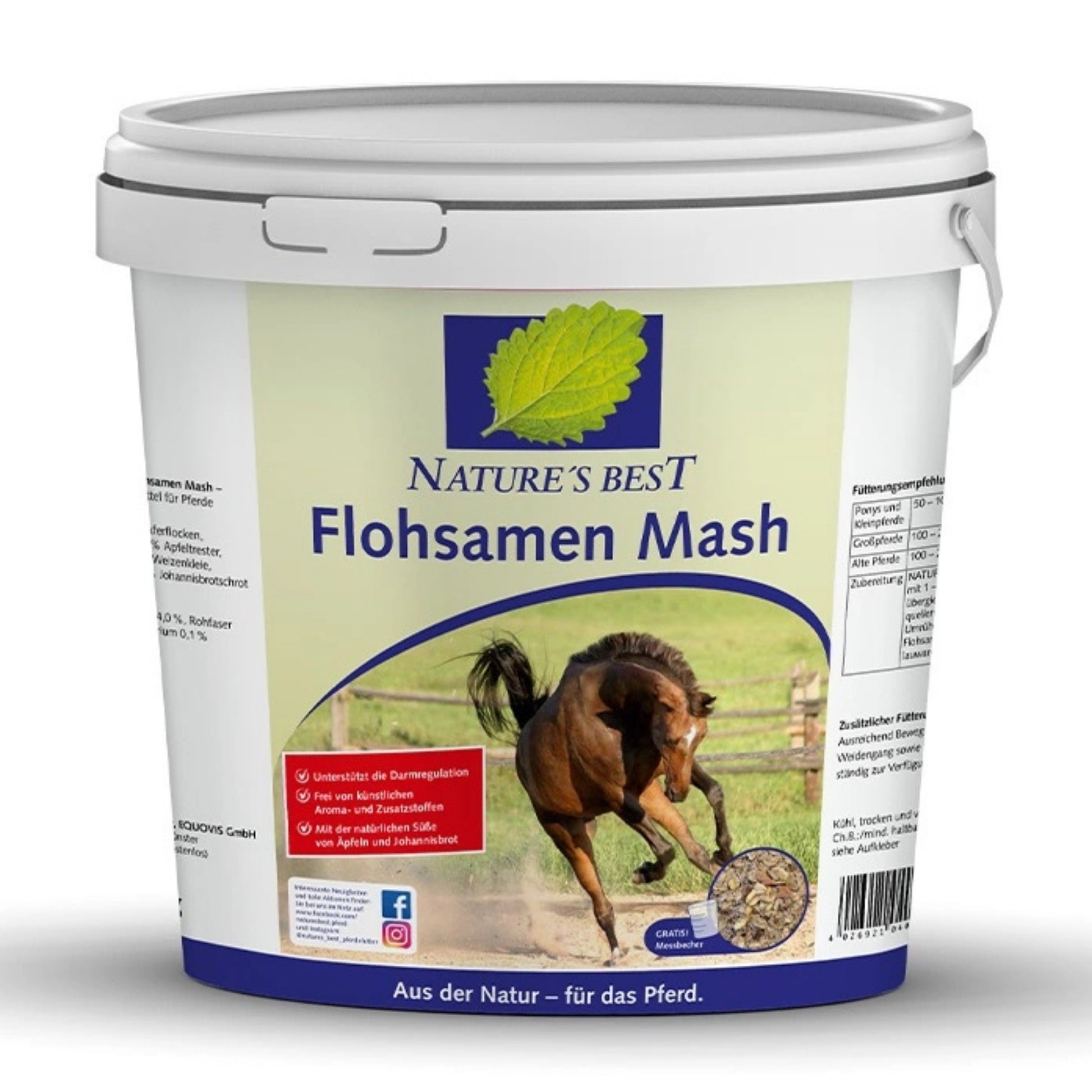 Nature´s Best Flohsamen Mash 7,5kg MHD 01.09.2026