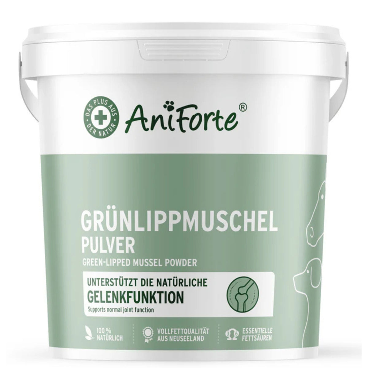 AniForte Grünlippmuschel Pulver 1000g