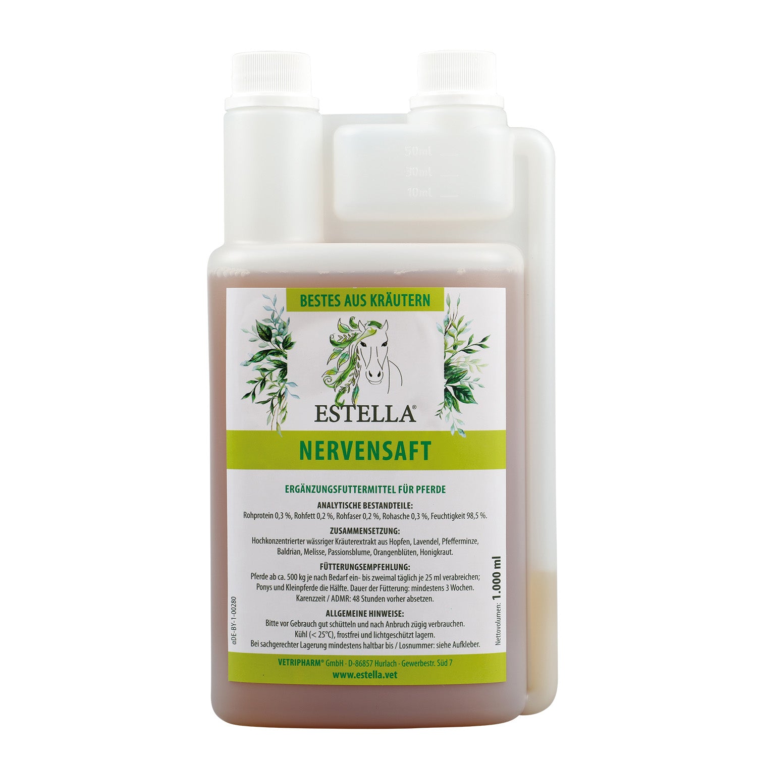 ESTELLA Nervensaft für Pferde 1000ml