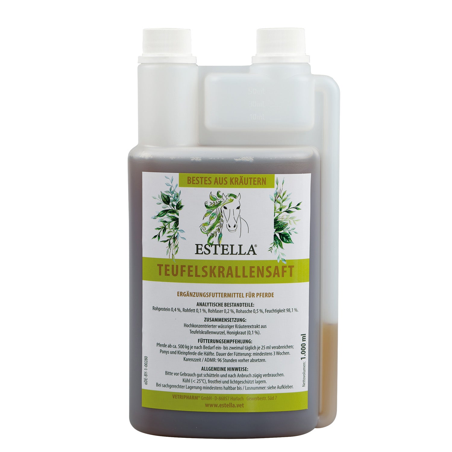 ESTELLA Teufelskrallensaft für Pferde 1000ml