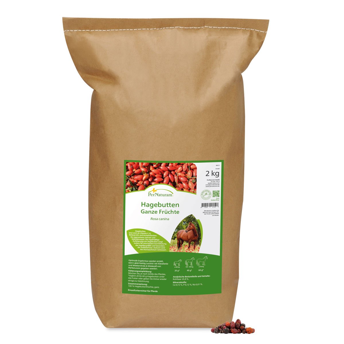 PerNaturam Hagebuttenfrüchte ganz 2000g