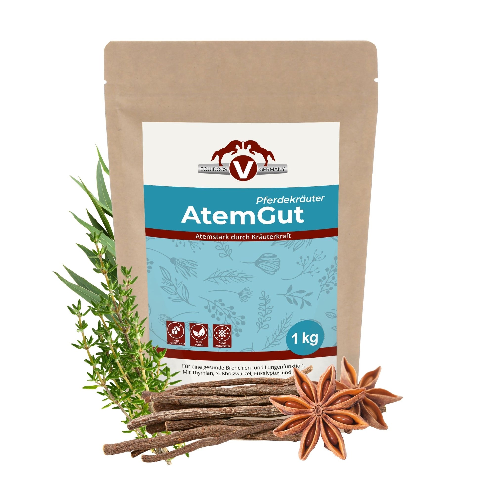 Equidocs Kräutermischung Atemgut 1000 g