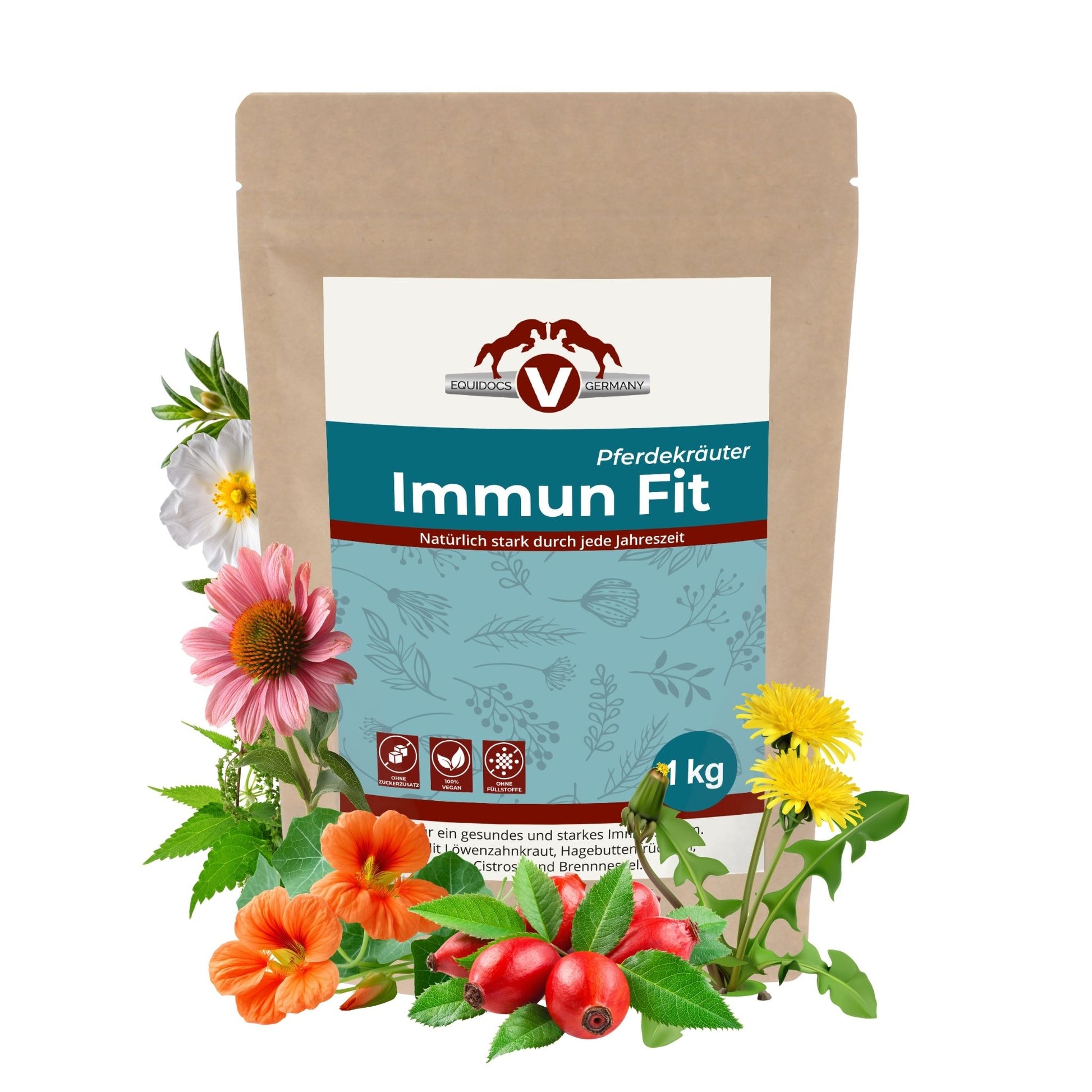 Equidocs Kräutermischung Immun Fit 1000 g