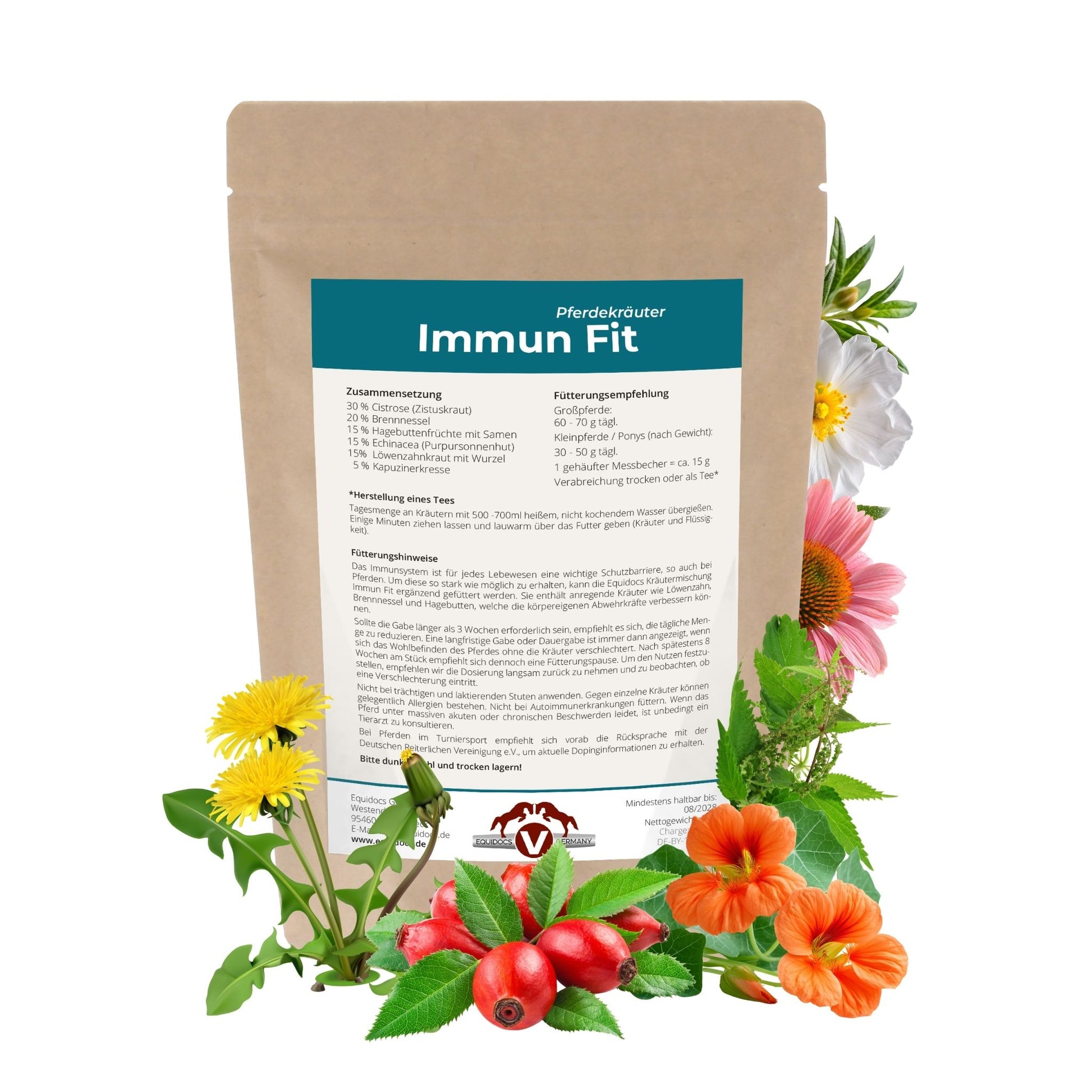 Equidocs Kräutermischung Immun Fit 1000 g