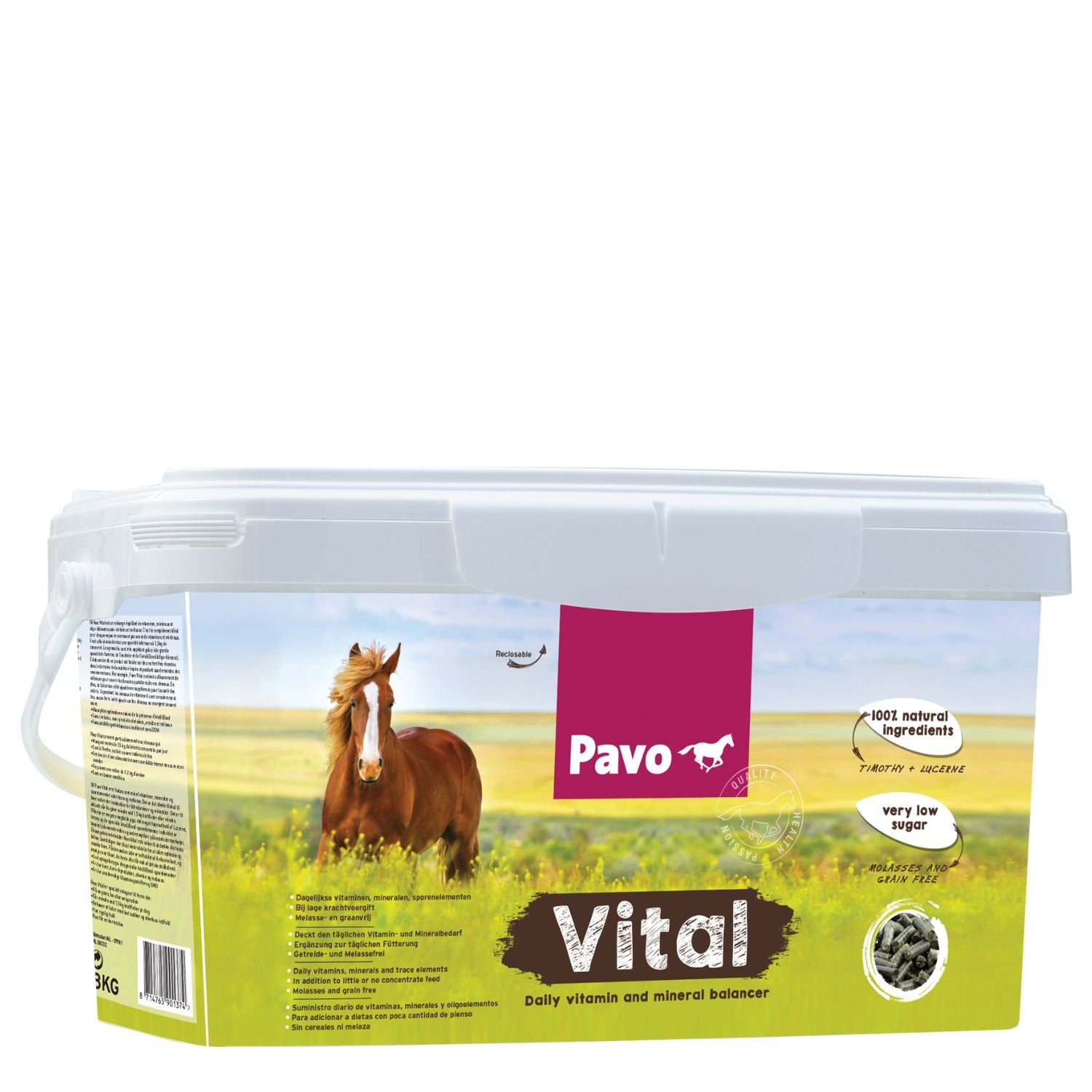 Pavo Vital, 8kg Eimer