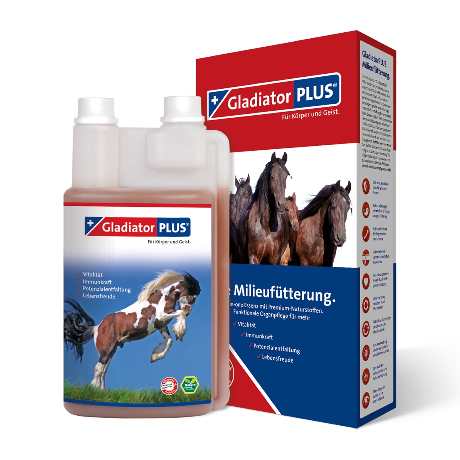 GladiatorPlus Milieufütterung Pferd 500ml