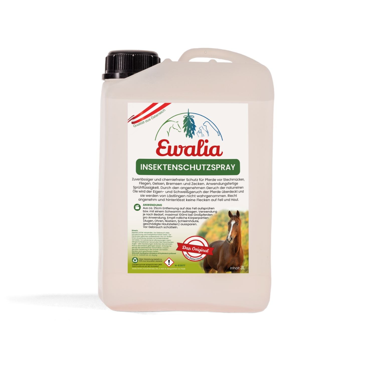 Ewalia Insektenschutz-Spray für Pferde Kanister 3000ml